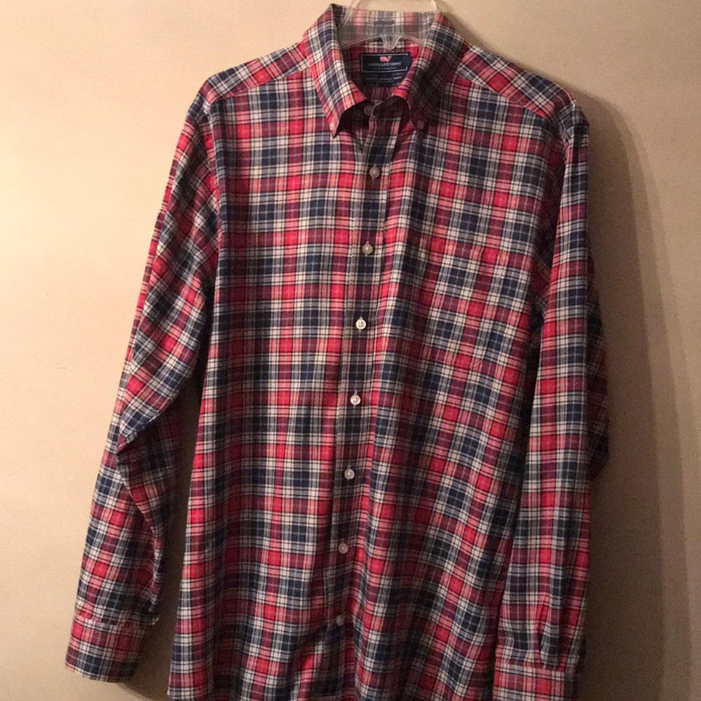 Vineyard Vines Men’s Performance Button down Shirt Size Large
